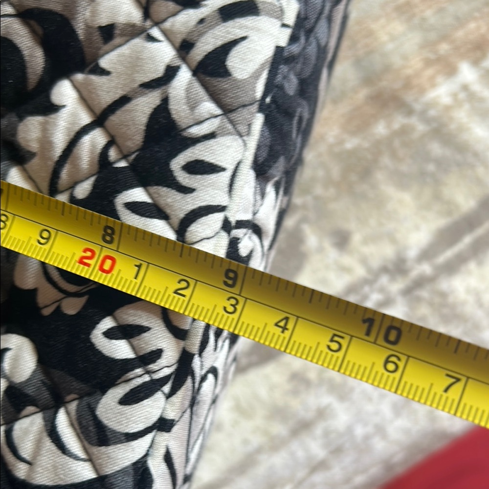 Vera Bradley Black and Yellow Floral Shoulder Bag - Picture 9 of 10